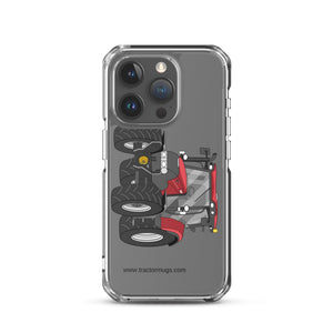 The Tractor Mugs Store iPhone 15 Pro Case IH Maxxum 145 | Clear Case for iPhone® Quality Farmers Merch