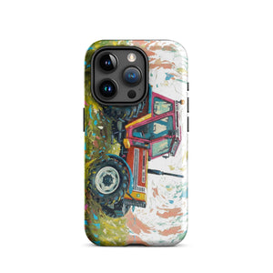 The Tractor Mugs Store iPhone 15 Pro FIAT 90-90 DT Splash Art | Tough Case for iPhone® Quality Farmers Merch