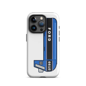 The Tractor Mugs Store iPhone 15 Pro Ford 6610 Bonnet Series | Tough Case for iPhone® Quality Farmers Merch