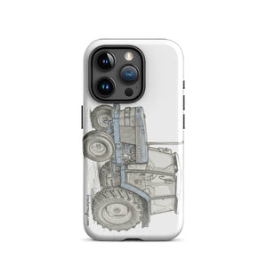 The Tractor Mugs Store iPhone 15 Pro Ford 6640 Pencil Sketch | Tough Case for iPhone® Quality Farmers Merch
