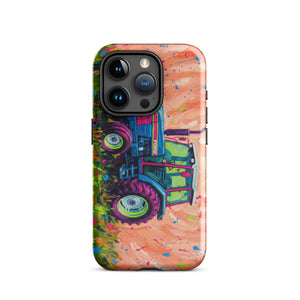 The Tractor Mugs Store iPhone 15 Pro Ford 6640 Splash Art | Tough Case for iPhone® Quality Farmers Merch