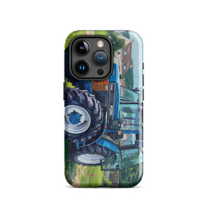 The Tractor Mugs Store iPhone 15 Pro Ford 7840 Splash Art | Tough Case for iPhone® Quality Farmers Merch