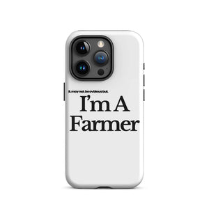 The Tractor Mugs Store iPhone 15 Pro I'M A FARMER  | Tough Case for iPhone® Quality Farmers Merch