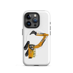 The Tractor Mugs Store iPhone 15 Pro JCB 370 LC | MagSafe® tough case for iPhone® Quality Farmers Merch