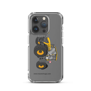 The Tractor Mugs Store iPhone 15 Pro JCB Fastrac 4220 Icon | Clear Case for iPhone® Quality Farmers Merch