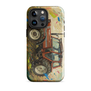 The Tractor Mugs Store iPhone 15 Pro Max FIAT 110-90 DT Splash Art | Tough Case for iPhone® Quality Farmers Merch