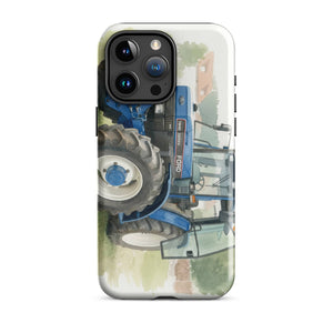 The Tractor Mugs Store iPhone 15 Pro Max Ford 7840 Watercolor | Tough Case for iPhone® Quality Farmers Merch