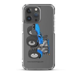 The Tractor Mugs Store iPhone 15 Pro Max New Holland T6 180 Methane | Clear Case for iPhone® Quality Farmers Merch