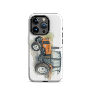 The Tractor Mugs Store iPhone 15 Pro Renault 65-32 MX Watercolor | Tough Case for iPhone® Quality Farmers Merch
