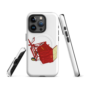 The Tractor Mugs Store iPhone 15 Pro Taarup tipvogn T3 Trailer | MagSafe® tough case for iPhone® Quality Farmers Merch