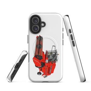 The Tractor Mugs Store iPhone 16 1994 Massey Ferguson 32 Combine Harvester | MagSafe® tough case for iPhone® Quality Farmers Merch