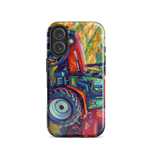 The Tractor Mugs Store iPhone 16 CASE MX 130 | Splash Art Tough Case for iPhone® Quality Farmers Merch