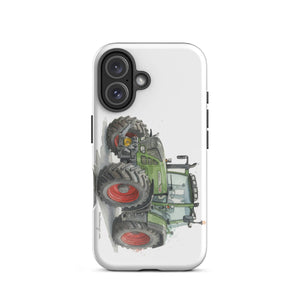 The Tractor Mugs Store iPhone 16 Fendt Favorit 818 Watercolor | Tough Case for iPhone® Quality Farmers Merch