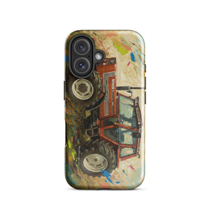 The Tractor Mugs Store iPhone 16 FIAT 110-90 DT Splash Art | Tough Case for iPhone® Quality Farmers Merch