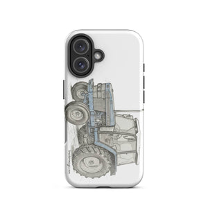 The Tractor Mugs Store iPhone 16 Ford 6640 Pencil Sketch | Tough Case for iPhone® Quality Farmers Merch