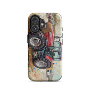 The Tractor Mugs Store iPhone 16 McCormick MTX 150 Signature Edition Splash Art | Tough Case for iPhone® Quality Farmers Merch