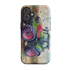 The Tractor Mugs Store iPhone 16 Plus Deutz-Fahr 9340 Splash Art | Tough Case for iPhone® Quality Farmers Merch