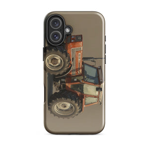 The Tractor Mugs Store iPhone 16 Plus FIAT 110-90 DT Oil Painting | Tough Case for iPhone® Quality Farmers Merch