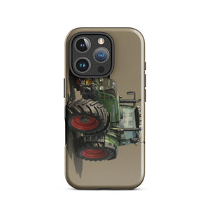The Tractor Mugs Store iPhone 16 Pro Fendt Favorit 818 Oil Painting | Tough Case for iPhone® Quality Farmers Merch