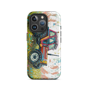 The Tractor Mugs Store iPhone 16 Pro FIAT 90-90 DT Splash Art | Tough Case for iPhone® Quality Farmers Merch