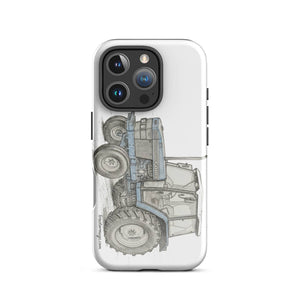 The Tractor Mugs Store iPhone 16 Pro Ford 6640 Pencil Sketch | Tough Case for iPhone® Quality Farmers Merch