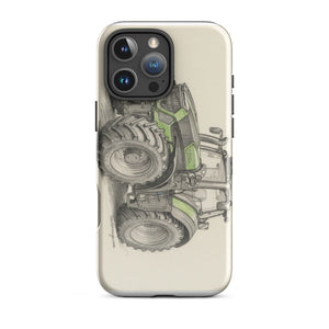 The Tractor Mugs Store iPhone 16 Pro Max Deutz-Fahr 9340 Pencil Sketch | Tough Case for iPhone® Quality Farmers Merch