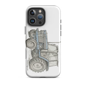 The Tractor Mugs Store iPhone 16 Pro Max Ford 6640 Pencil Sketch | Tough Case for iPhone® Quality Farmers Merch