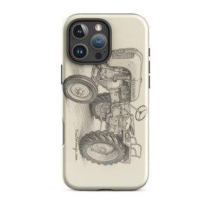 The Tractor Mugs Store iPhone 16 Pro Max Porsche Diesel A111 Pencil Sketch | Tough Case for iPhone® Quality Farmers Merch
