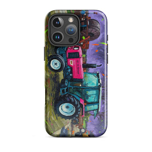 The Tractor Mugs Store iPhone 16 Pro Max Renault 65-32 MX Splash Art | Tough Case for iPhone® Quality Farmers Merch