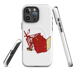 The Tractor Mugs Store iPhone 16 Pro Max Taarup tipvogn T3 Trailer | MagSafe® tough case for iPhone® Quality Farmers Merch