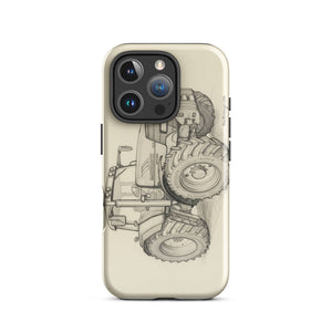 The Tractor Mugs Store iPhone 16 Pro McCormick MTX 200 Pencil Sketch | Tough Case for iPhone® Quality Farmers Merch