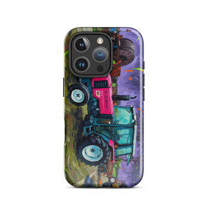 The Tractor Mugs Store iPhone 16 Pro Renault 65-32 MX Splash Art | Tough Case for iPhone® Quality Farmers Merch