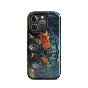 The Tractor Mugs Store iPhone 16 Pro SAME Explorer 105 (Stage V) Splash Art | Tough Case for iPhone® Quality Farmers Merch