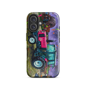 The Tractor Mugs Store iPhone 16 Renault 65-32 MX Splash Art | Tough Case for iPhone® Quality Farmers Merch