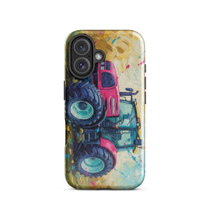 The Tractor Mugs Store iPhone 16 Renault ares 696 rz Splash Art | Tough Case for iPhone® Quality Farmers Merch