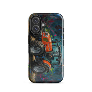 The Tractor Mugs Store iPhone 16 SAME Explorer 105 (Stage V) Splash Art | Tough Case for iPhone® Quality Farmers Merch