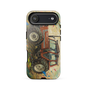 The Tractor Mugs Store iPhone 17 Air FIAT 110-90 DT Splash Art | Tough Case for iPhone® Quality Farmers Merch