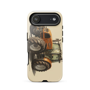 The Tractor Mugs Store iPhone 17 Air Renault ares 696 rz Oil Painting | Tough Case for iPhone® Quality Farmers Merch