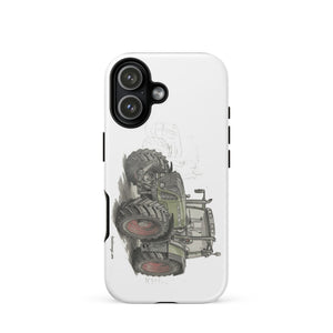 The Tractor Mugs Store iPhone 17 Fendt Favorit 818 Pencil Sketch | Tough Case for iPhone® Quality Farmers Merch