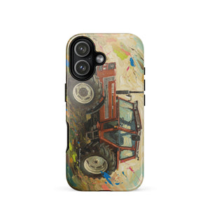 The Tractor Mugs Store iPhone 17 FIAT 110-90 DT Splash Art | Tough Case for iPhone® Quality Farmers Merch