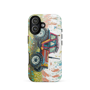 The Tractor Mugs Store iPhone 17 FIAT 90-90 DT Splash Art | Tough Case for iPhone® Quality Farmers Merch