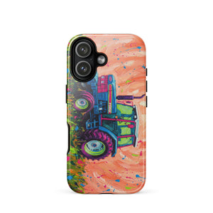 The Tractor Mugs Store iPhone 17 Ford 6640 Splash Art | Tough Case for iPhone® Quality Farmers Merch