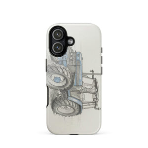 The Tractor Mugs Store iPhone 17 Ford 8340 Pencil-Sketch | Tough Case for iPhone® Quality Farmers Merch