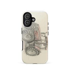 The Tractor Mugs Store iPhone 17 McCormick MTX 150 Signature Edition Pencil Sketch | Tough Case for iPhone® Quality Farmers Merch