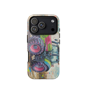 The Tractor Mugs Store iPhone 17 Pro Deutz-Fahr 9340 Splash Art | Tough Case for iPhone® Quality Farmers Merch
