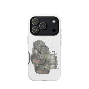The Tractor Mugs Store iPhone 17 Pro Fendt Favorit 818 Pencil Sketch | Tough Case for iPhone® Quality Farmers Merch