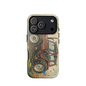 The Tractor Mugs Store iPhone 17 Pro FIAT 110-90 DT Splash Art | Tough Case for iPhone® Quality Farmers Merch