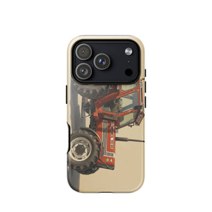 The Tractor Mugs Store iPhone 17 Pro FIAT 90-90 DT Oil Painting | Tough Case for iPhone® Quality Farmers Merch