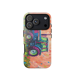 The Tractor Mugs Store iPhone 17 Pro Ford 6640 Splash Art | Tough Case for iPhone® Quality Farmers Merch