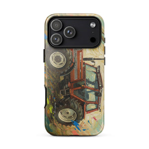 The Tractor Mugs Store iPhone 17 Pro Max FIAT 110-90 DT Splash Art | Tough Case for iPhone® Quality Farmers Merch